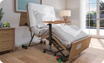 Different materials and styles can be selected for the headboard, footboard, guardrail, casters, bed surface, etc