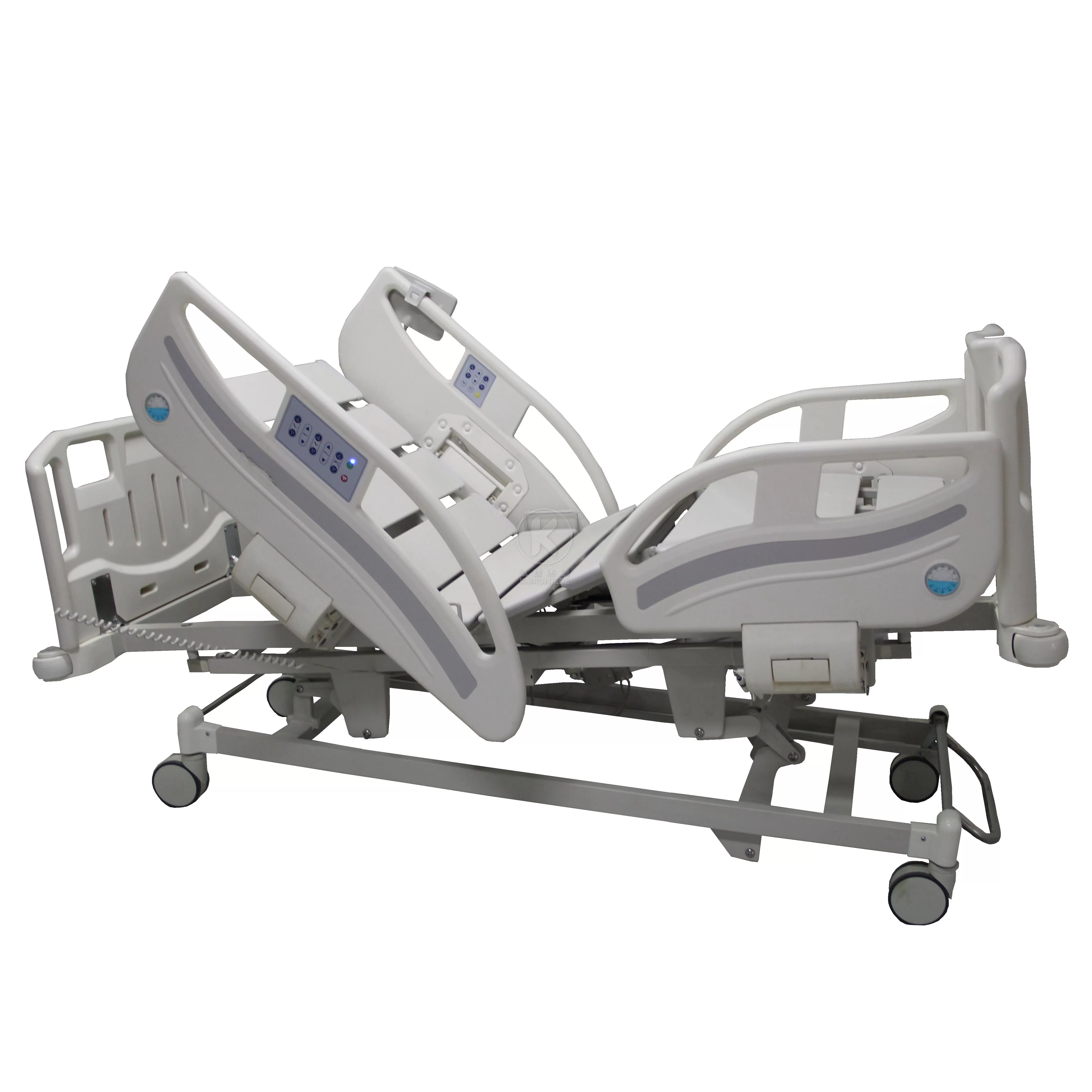 Electric five-function medical bed with Weighing function