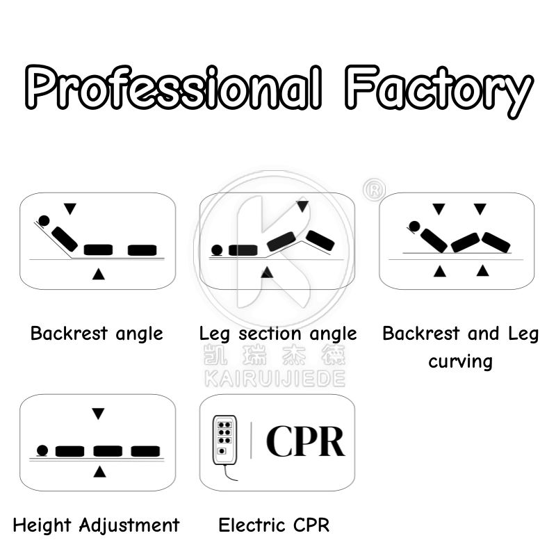 JDC03-9 Electric 3 function X model medical bed
